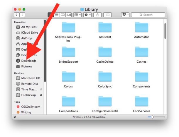 Mac where is downloads folder